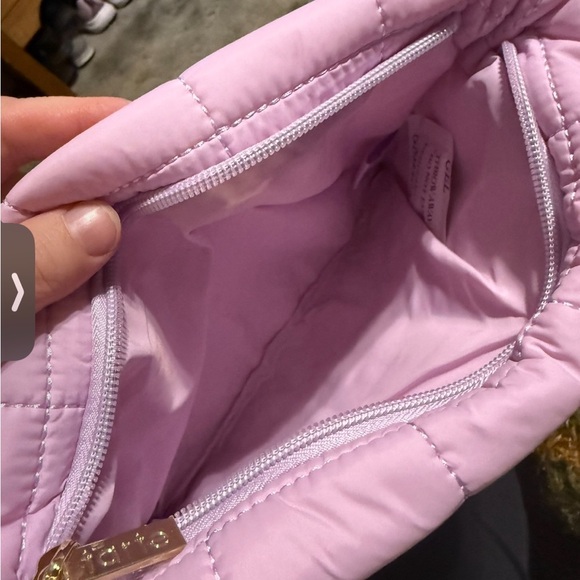 Tarte lavender puffed makeup bag new - Picture 2 of 3